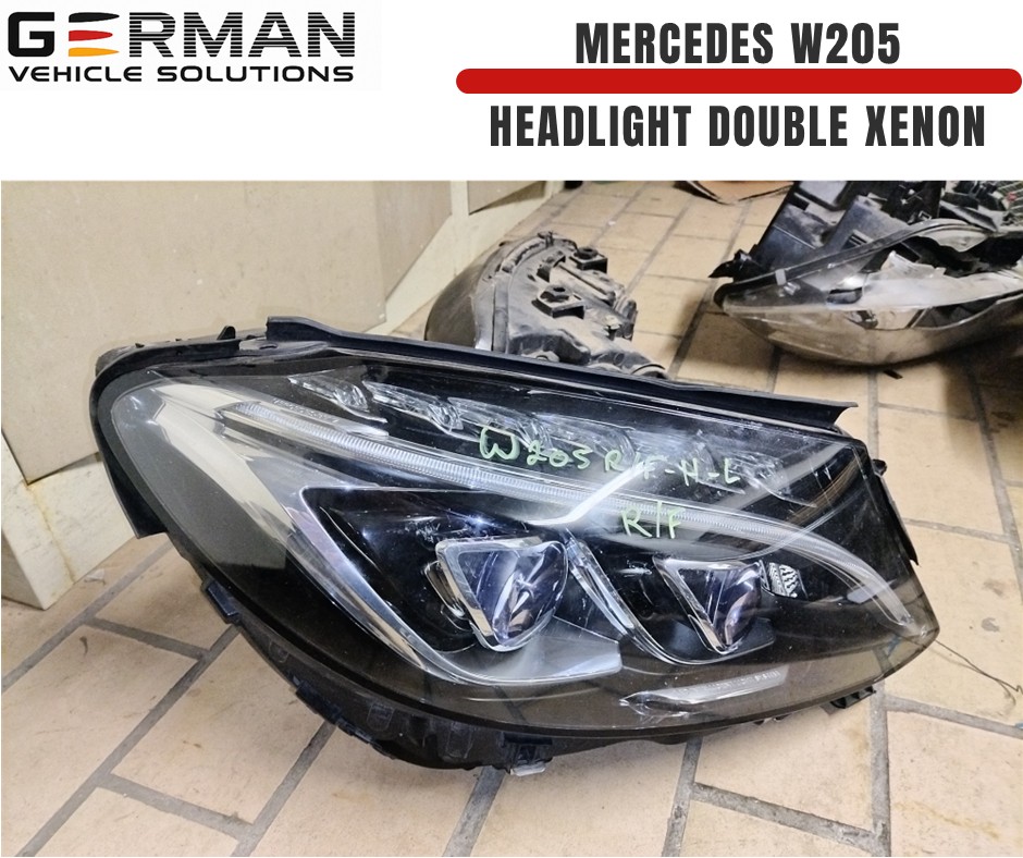 Mercedes c class w205 double xenon headlight – oem second-hand unit