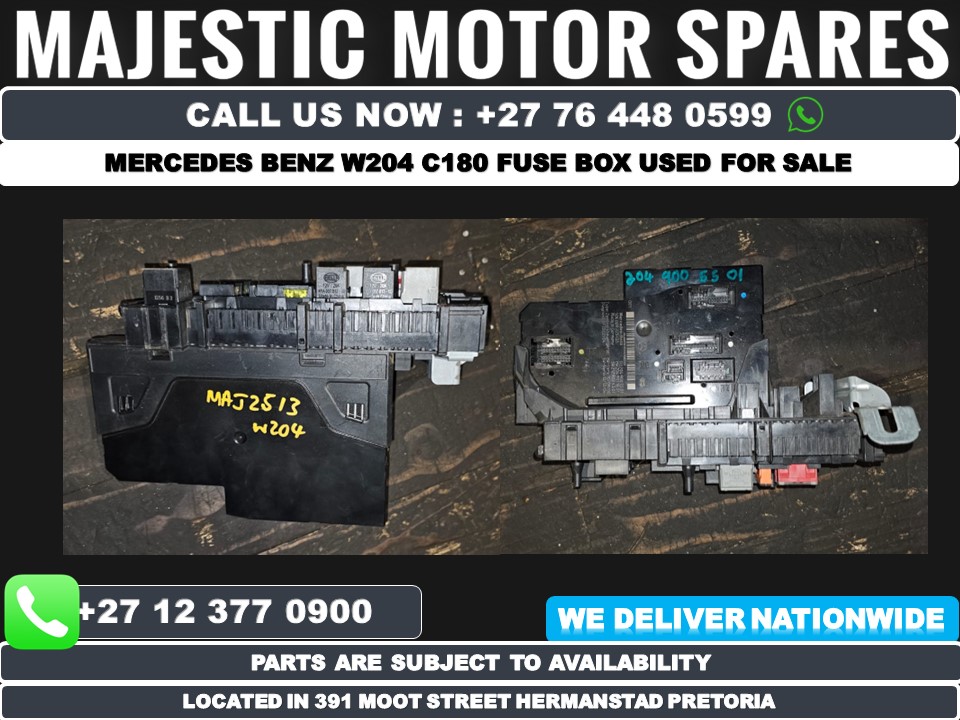 Mercedes Benz C180 W204 fuse box used – MAJ2513 - Private Seller Mercedes Benz C180 W204 fuse box used – MAJ2513 - Private Seller