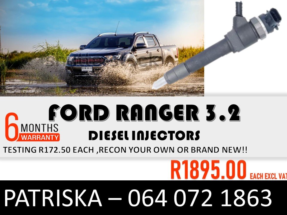 INJECTORS FOR FORD RANGER 3.2 FOR SALE