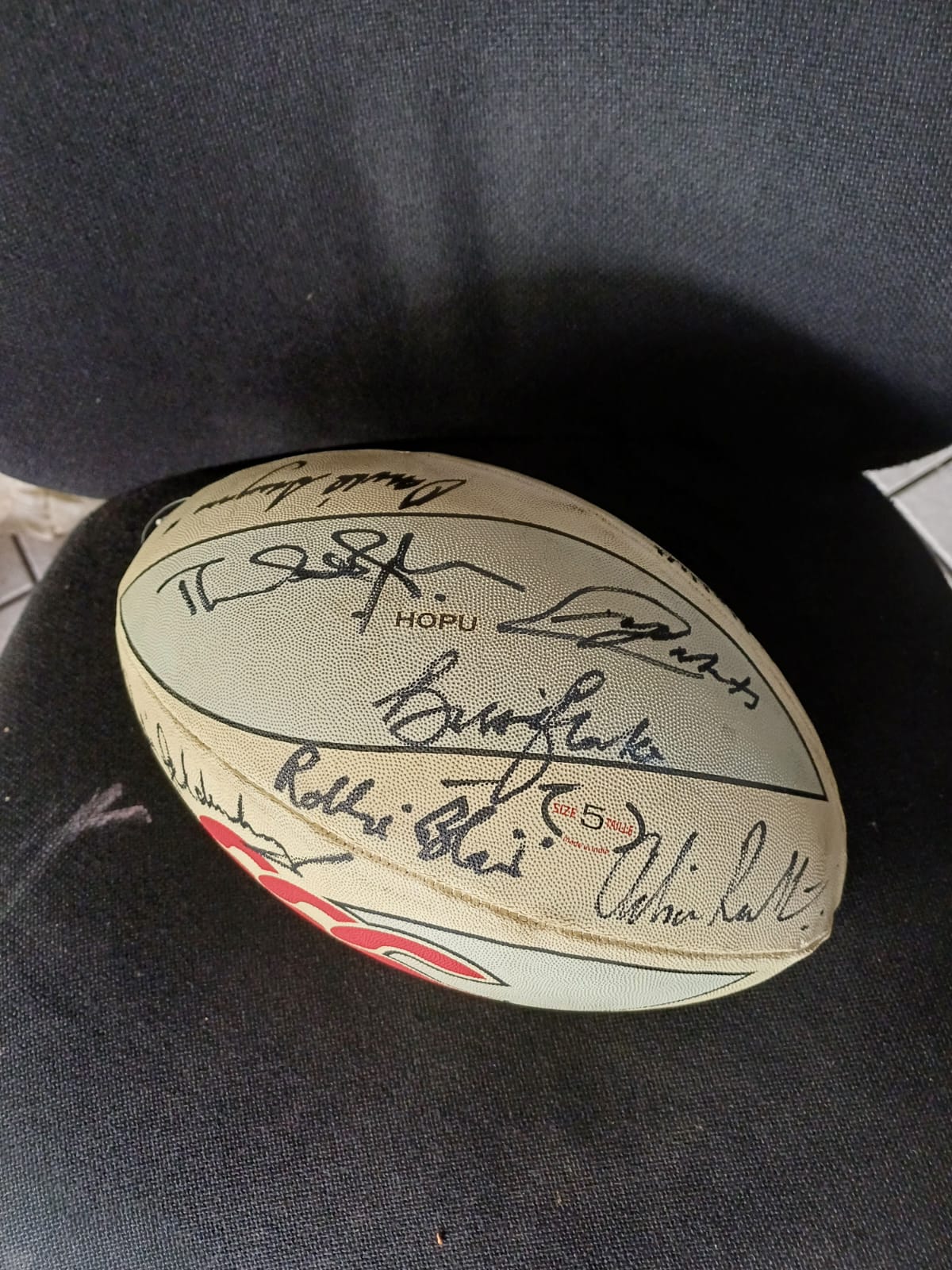 Autographed Rugby Ball
