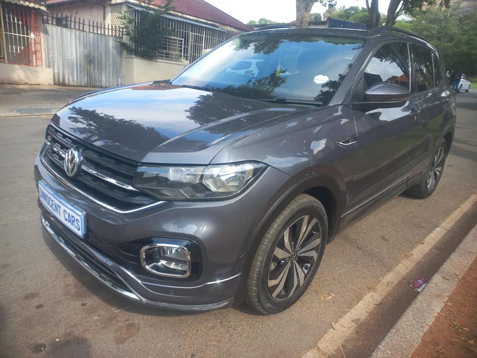2022 VW T CROSS 1.0 TSI PETROL RLINE, AUTOMATIC, GREY COLOR, MILEAGE 58000KMS,