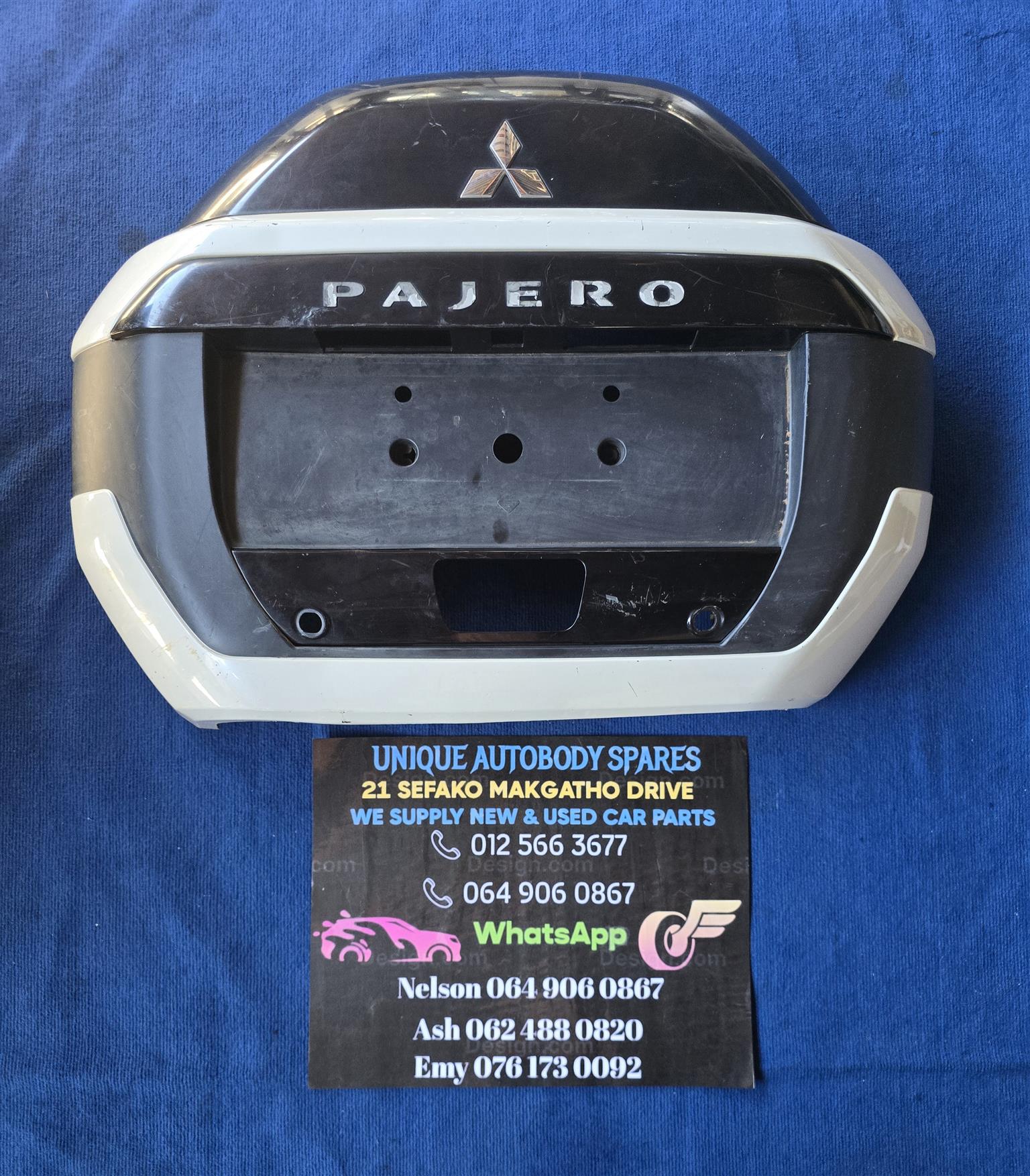 Mitsubishi Pajero spare wheel cover Mitsubishi Pajero spare wheel cover