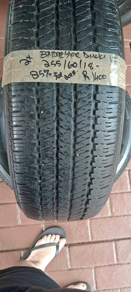 2x Bridgestone Dueler HT tyres - Private Seller 2x Bridgestone Dueler HT tyres - Private Seller