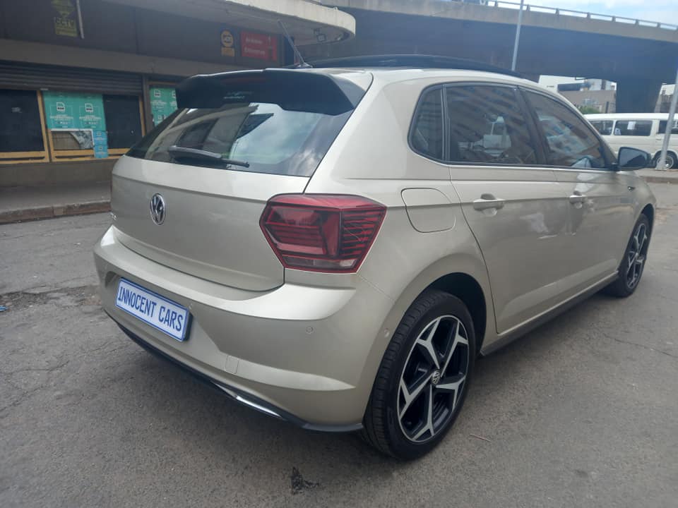 2019 VW POLO 8 1.0 R-LINE, PETROL, AUTOMATIC, GOLD COLOUR, MILEAGE