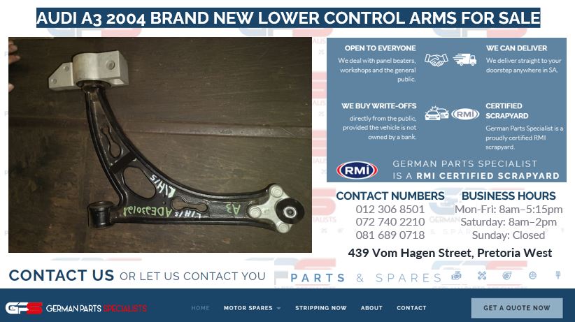 Audi A3 2004 Brand New Lower Control Arms for sale - Private Seller Audi A3 2004 Brand New Lower Control Arms for sale - Private Seller