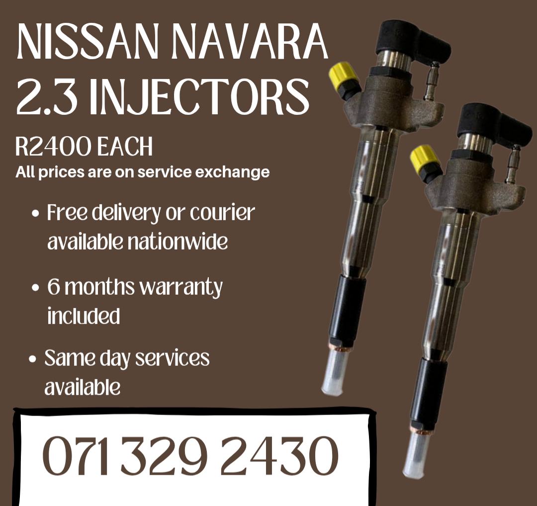 NISSAN NAVARA 2.3 DIESEL INJECTORS FOR SALE WITH WARRANTY - Private Seller NISSAN NAVARA 2.3 DIESEL INJECTORS FOR SALE WITH WARRANTY - Private Seller