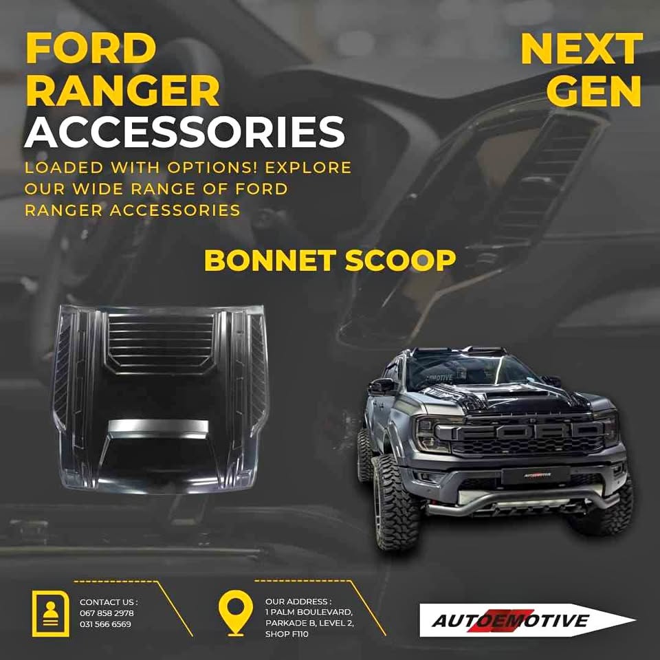 Ford Ranger Next Black Bonnet Scoop - Private Seller Ford Ranger Next Black Bonnet Scoop - Private Seller