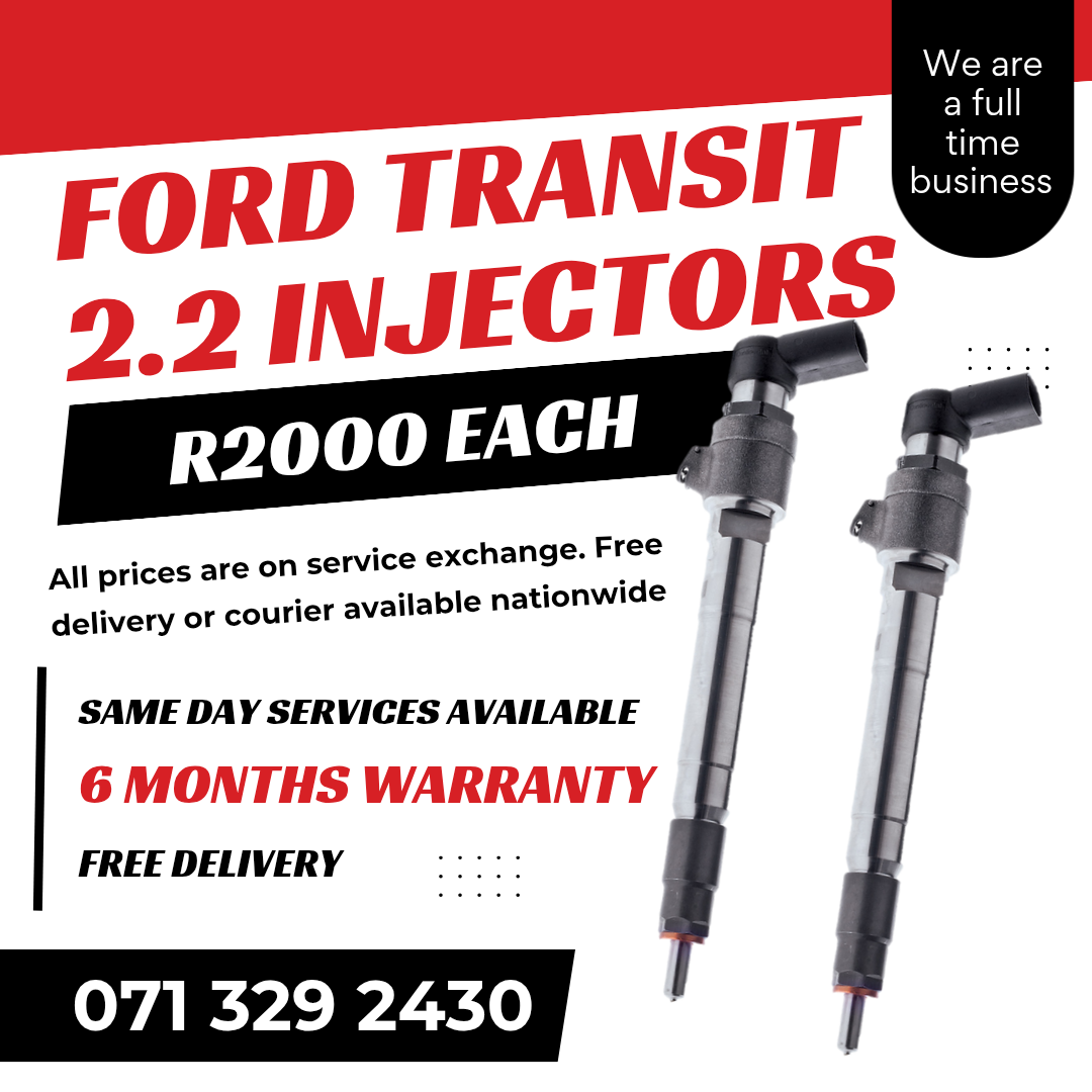 FORD TRANSIT 2.2 DIESEL INJECTORS FOR SALE WITH WARRANTY - Private Seller FORD TRANSIT 2.2 DIESEL INJECTORS FOR SALE WITH WARRANTY - Private Seller