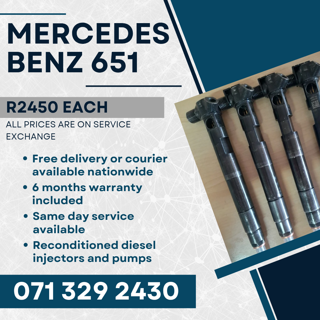 MERCEDES BENZ 651 INJECTORS FOR SALE WITH WARRANTY - Private Seller MERCEDES BENZ 651 INJECTORS FOR SALE WITH WARRANTY - Private Seller