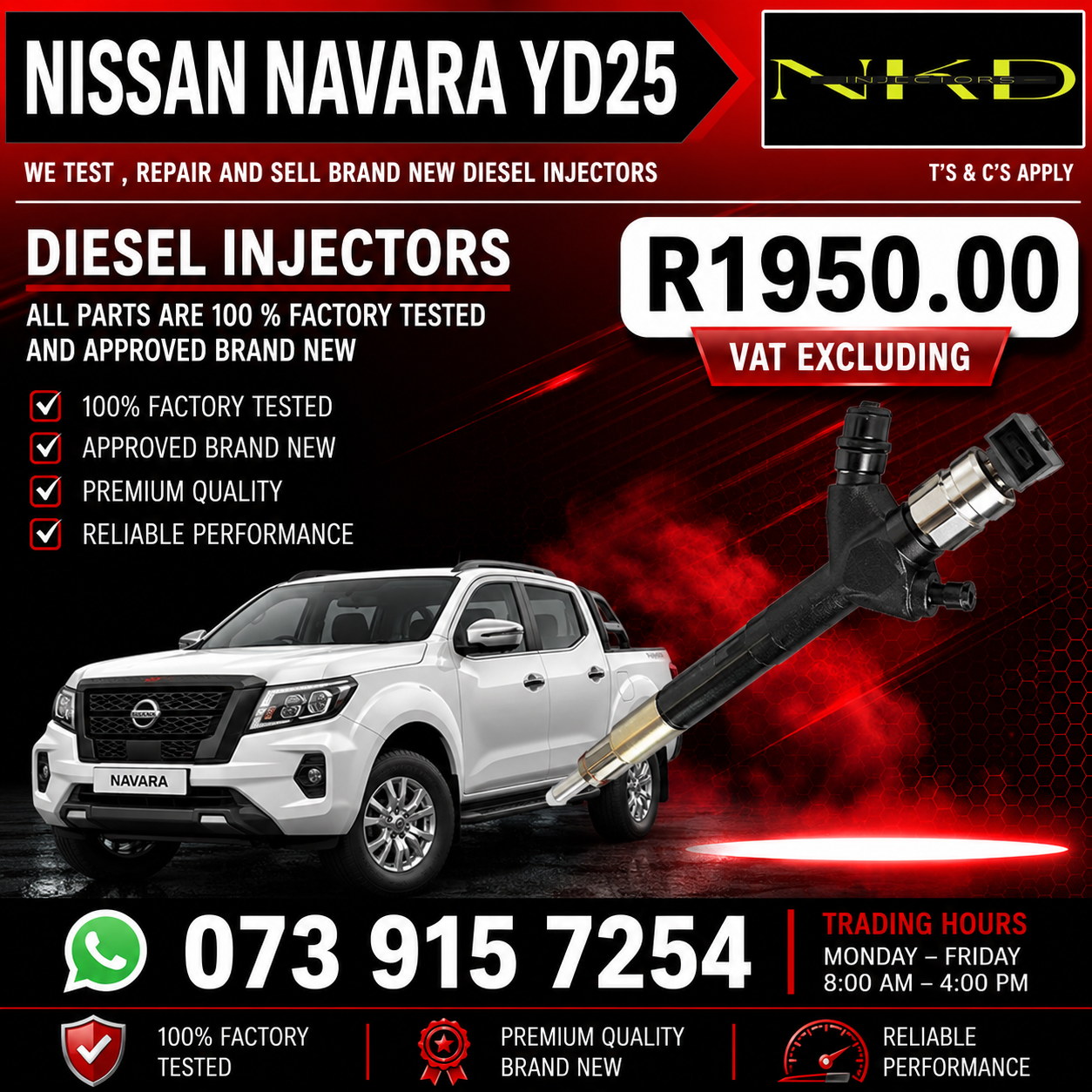 Nissan_Navara_Yd25_Injectors_On_Repair - Private Seller Nissan_Navara_Yd25_Injectors_On_Repair - Private Seller