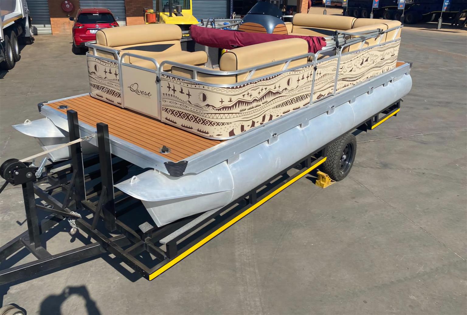 Aluminium Pontoon with 4 stroke
