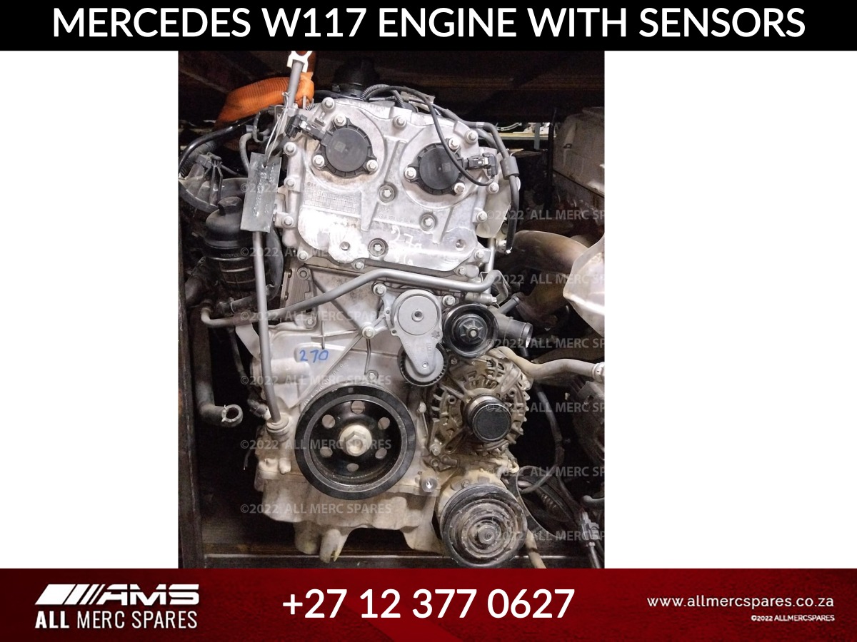 Used Mercedes W117 Engine with Sensors - Private Seller Used Mercedes W117 Engine with Sensors - Private Seller