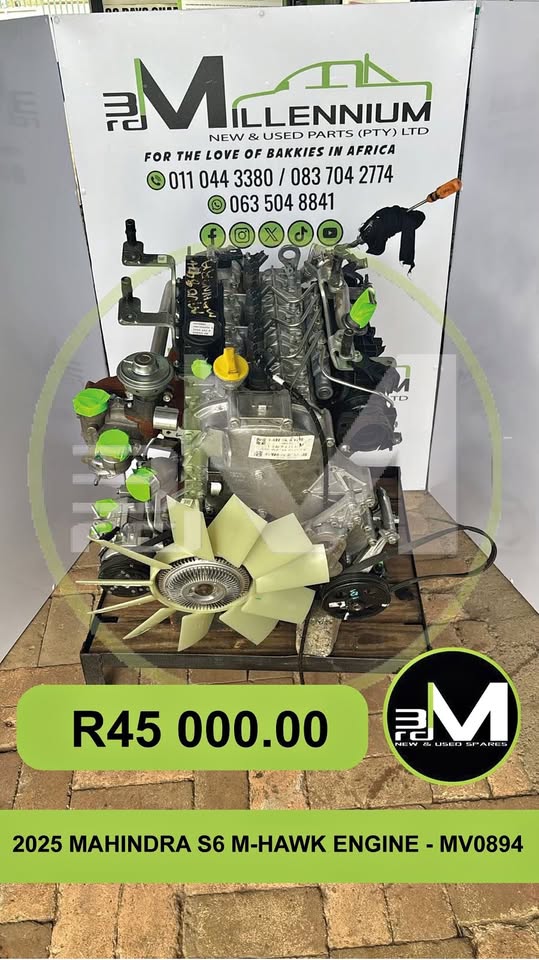 2025 MAHINDRA S6 M-HAWK ENGINE - MV0894 | Junk Mail Marketplace