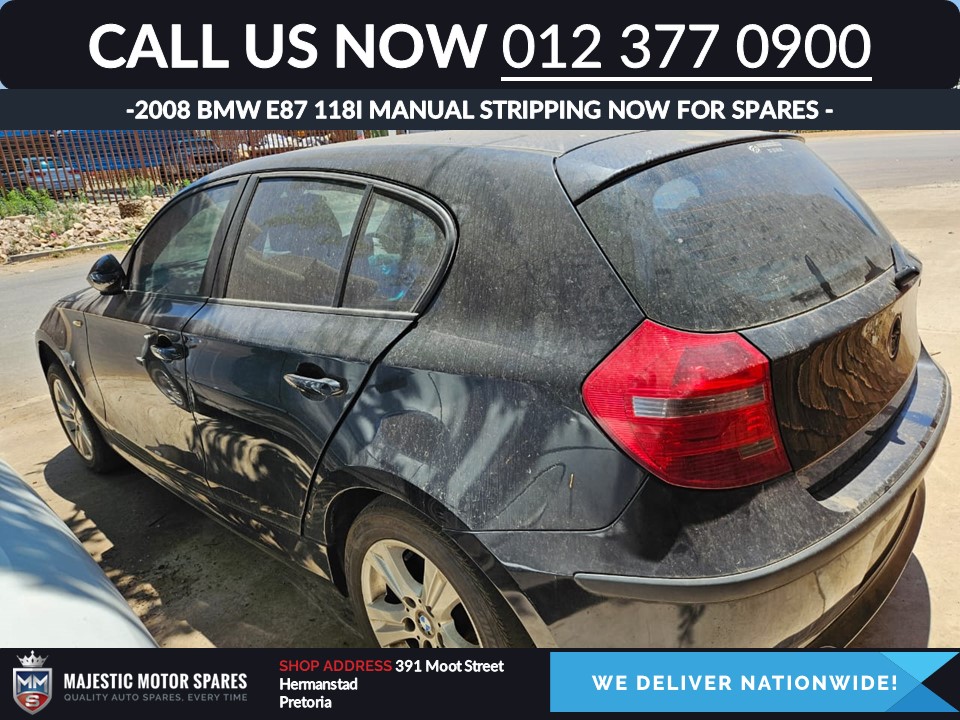 BMW E87 118i 2008 manual stripping spares parts for sale