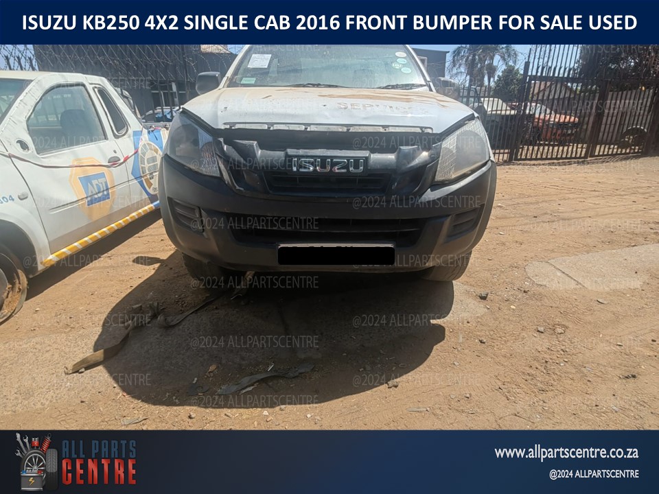 2016 Isuzu KB250 front bumper for sale used 2016 Isuzu KB250 front bumper for sale used