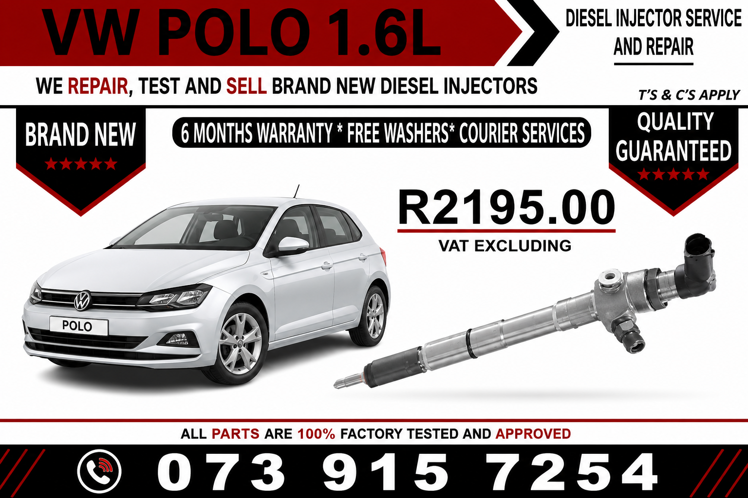 Vw_Polo_1.6L_Diesel_Fuel_Injectors - Private Seller Vw_Polo_1.6L_Diesel_Fuel_Injectors - Private Seller