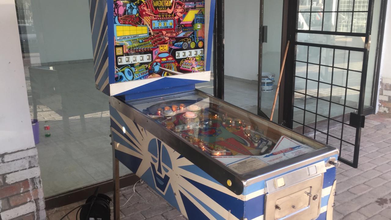 We sell pinball machines , many to choose from