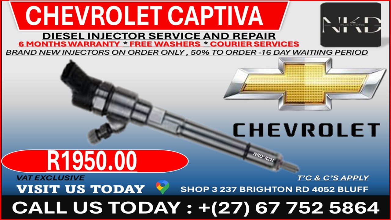 Chevrolet Captiva Diesel Injectors on Recondition - Private Seller Chevrolet Captiva Diesel Injectors on Recondition - Private Seller