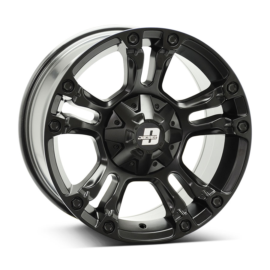 17″ SSW S342 Brooklyn 6/139 Matt Black Alloy Wheels