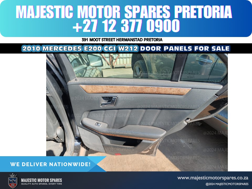 2010 mercedes-benz e200 cgi door panels for sale - Private Seller