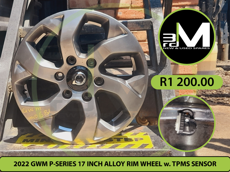2022 GWM P-SERIES 17 INCH RIM #264 – MV0681 2022 GWM P-SERIES 17 INCH RIM #264 – MV0681