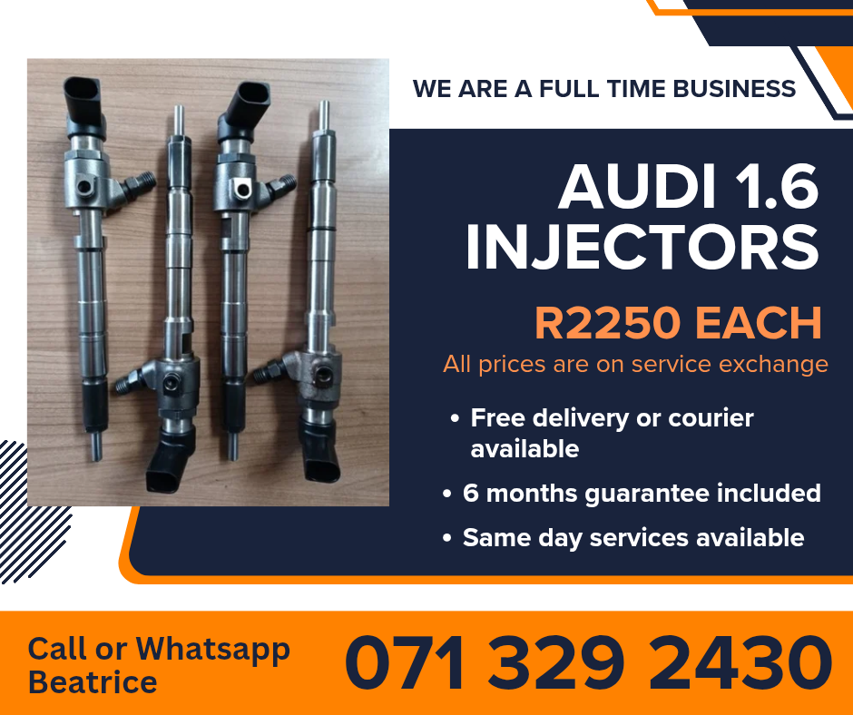 AUDI 1.6 INJECTORS FOR SALE WITH WARRANTY INCLUDED - Private Seller AUDI 1.6 INJECTORS FOR SALE WITH WARRANTY INCLUDED - Private Seller
