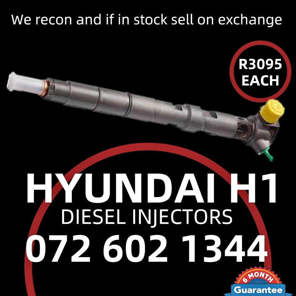 Hyundai H1 diesel injectors for sale on exchange or to recon yours - Private Seller Hyundai H1 diesel injectors for sale on exchange or to recon yours - Private Seller