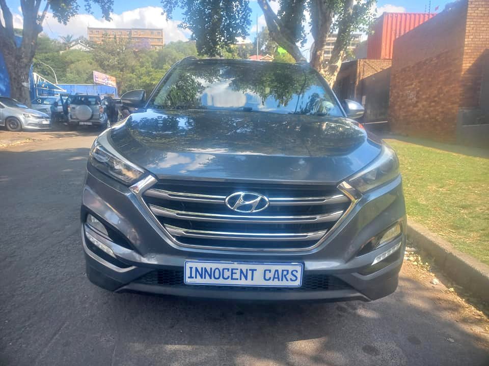 2018 HYUNDAI TUCSON SUV 2.0 CRDI DIESEL, AUTOMATIC, GREY COLOR, MILEAGE 96000KMS