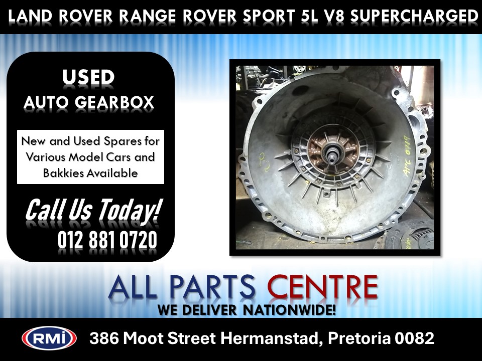 Land Rover Range Rover Sport 4×4 5L V8 Supercharged Used Automatic Gearbox Land Rover Range Rover Sport 4×4 5L V8 Supercharged Used Automatic Gearbox