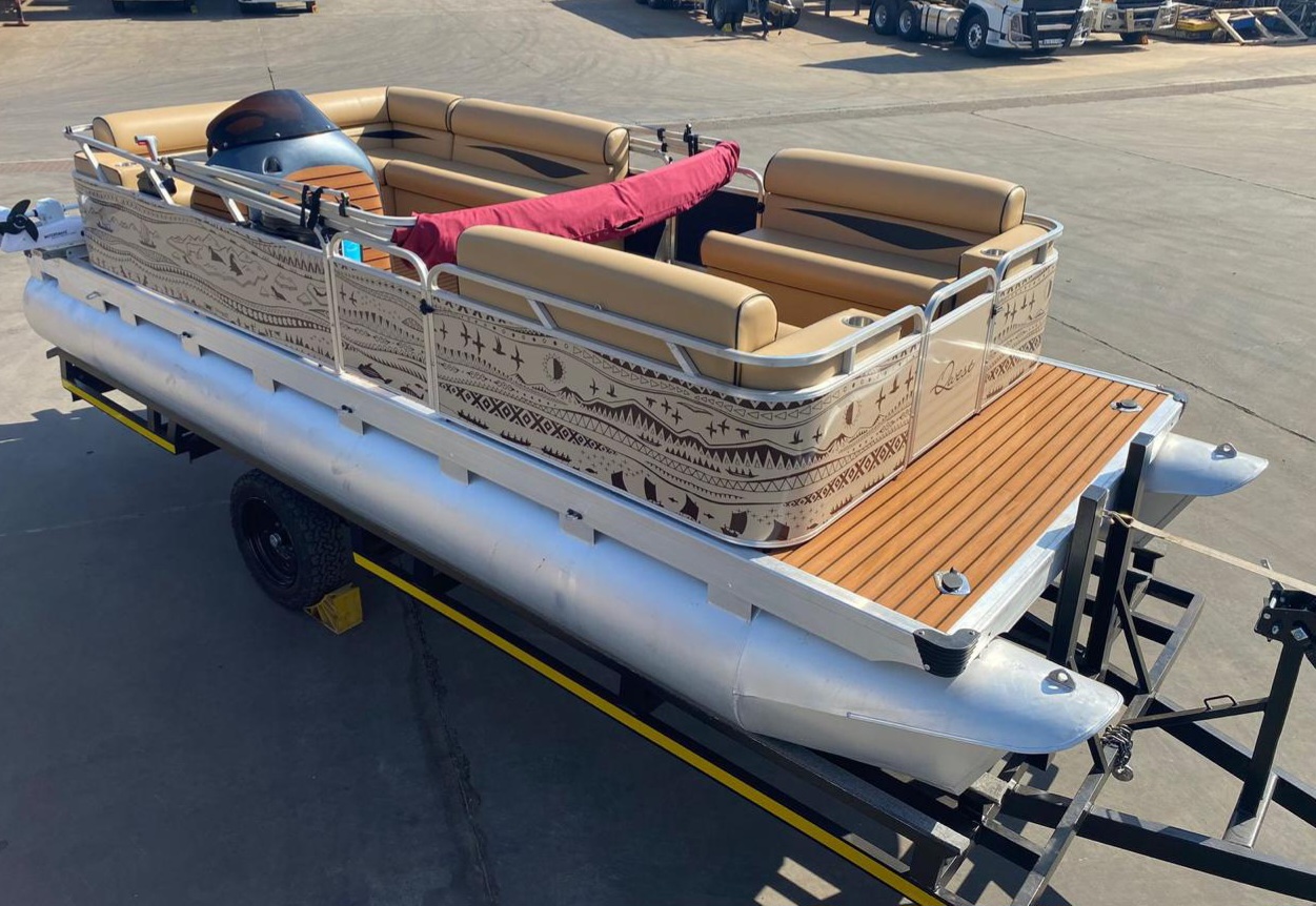 Aluminium Pontoon with 4 stroke