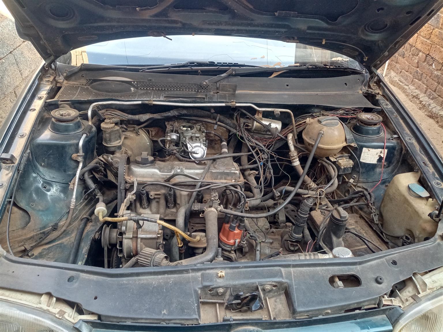 Engine and gear box
