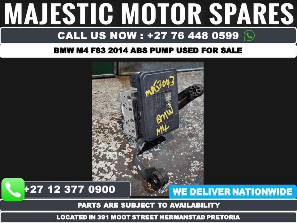 Bmw M4 F83 2014 ABS pump used –  MAJ3043 - Private Seller Bmw M4 F83 2014 ABS pump used –  MAJ3043 - Private Seller
