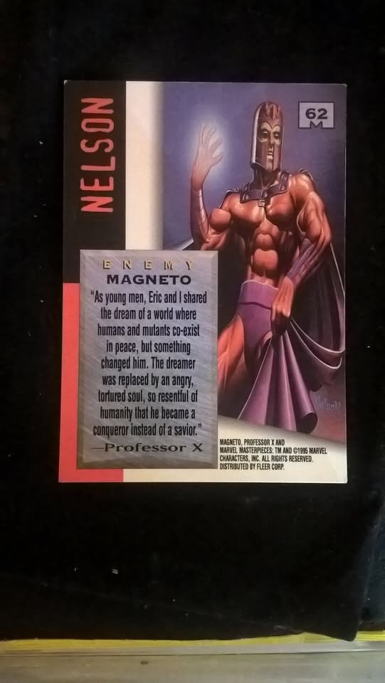 1995 Marvel Masterpieces Magneto - Emotion Signature Series!