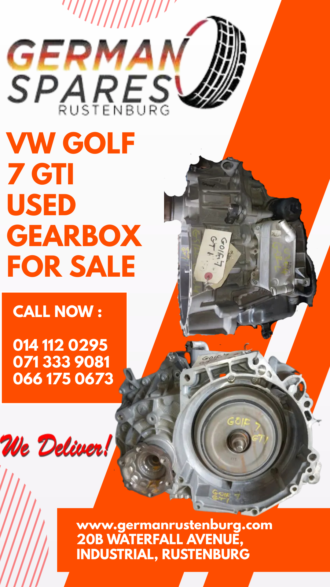 VW GOLF 7 GTI USED GEARBOX FOR SALE - Private Seller VW GOLF 7 GTI USED GEARBOX FOR SALE - Private Seller