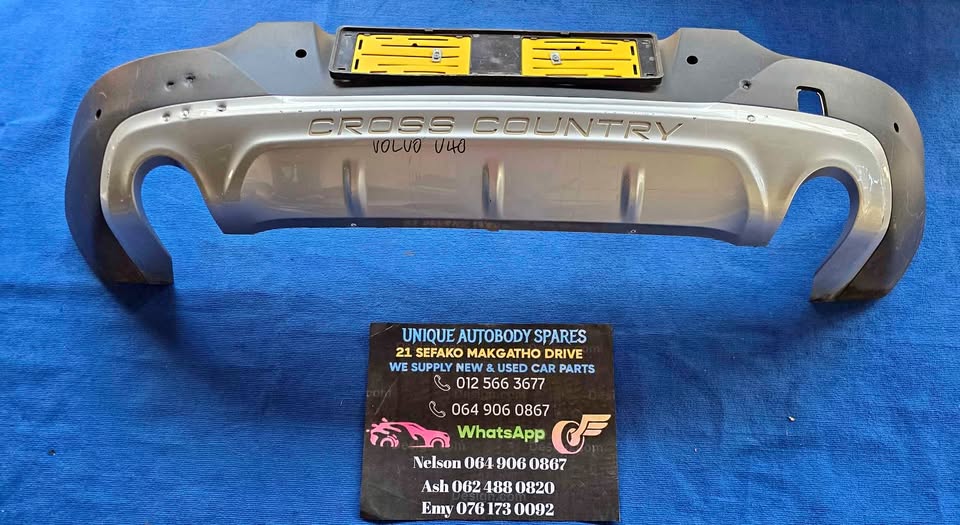 Volvo V40 Cross Country Rear Back Bumper Spoiler