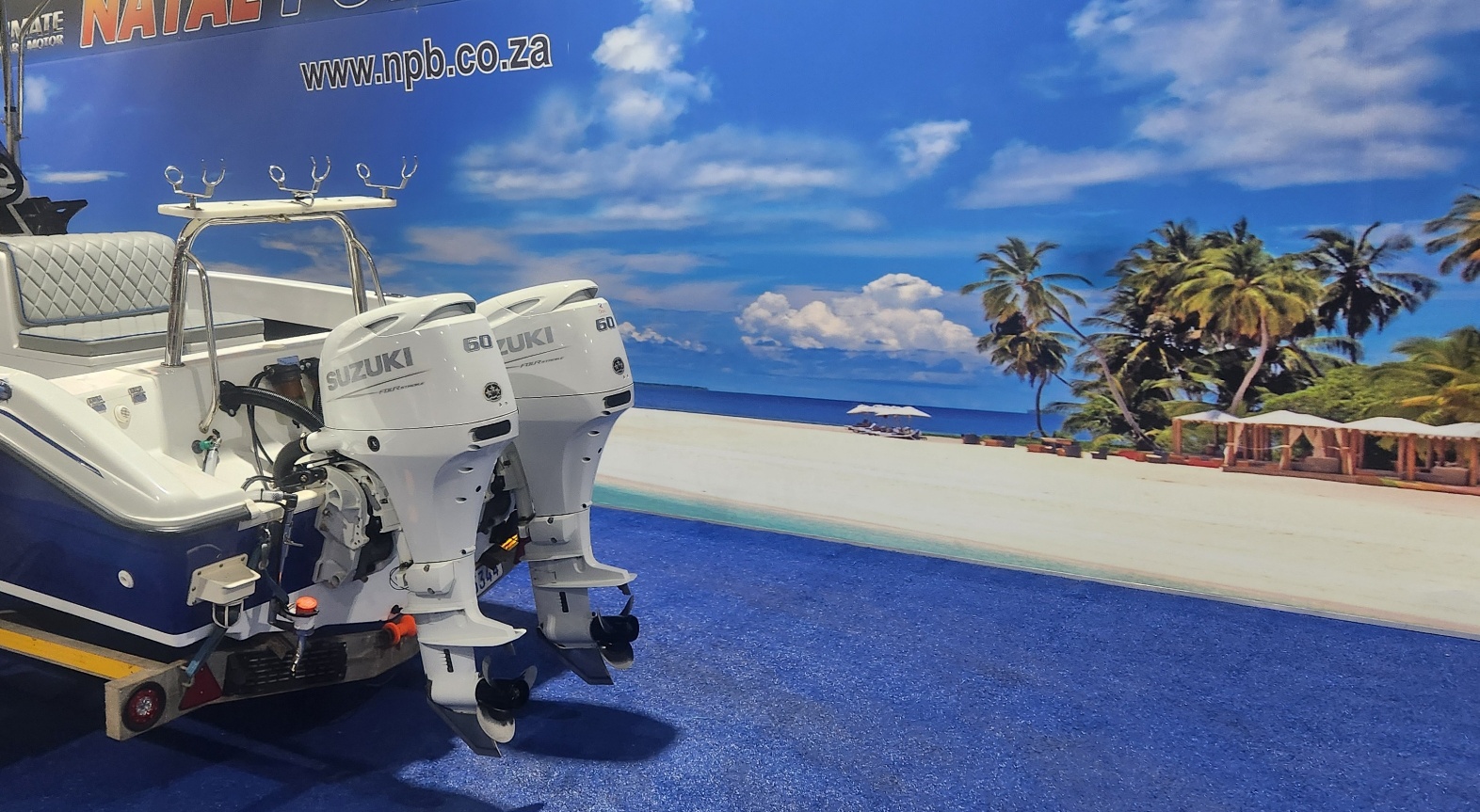 GAMEFISH 170 CC ON TRAILER 2 X 60 HP SUZUKI 4 STROKES 2021 MODEL 200 HOURS FINAN