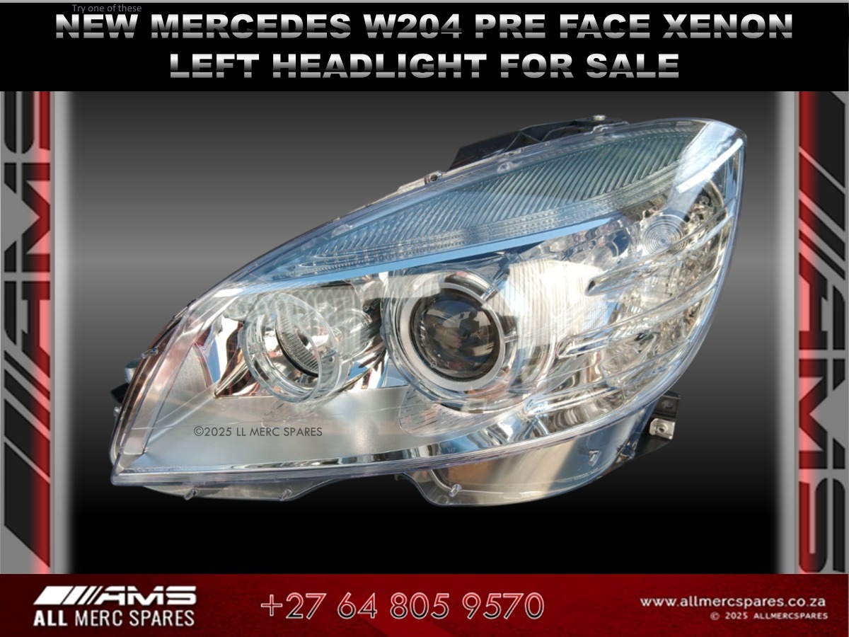 New Mercedes W204 Pre-Face Xenon Left Headlight – For Sale - Private Seller New Mercedes W204 Pre-Face Xenon Left Headlight – For Sale - Private Seller