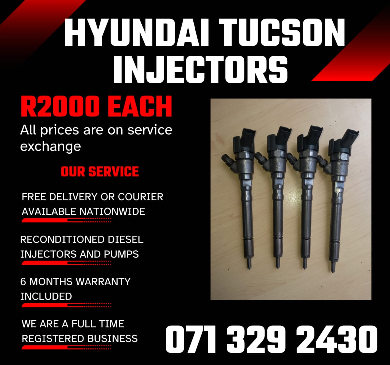 HYUNDAI TUCSON INJECTORS FOR SALE - Private Seller HYUNDAI TUCSON INJECTORS FOR SALE - Private Seller