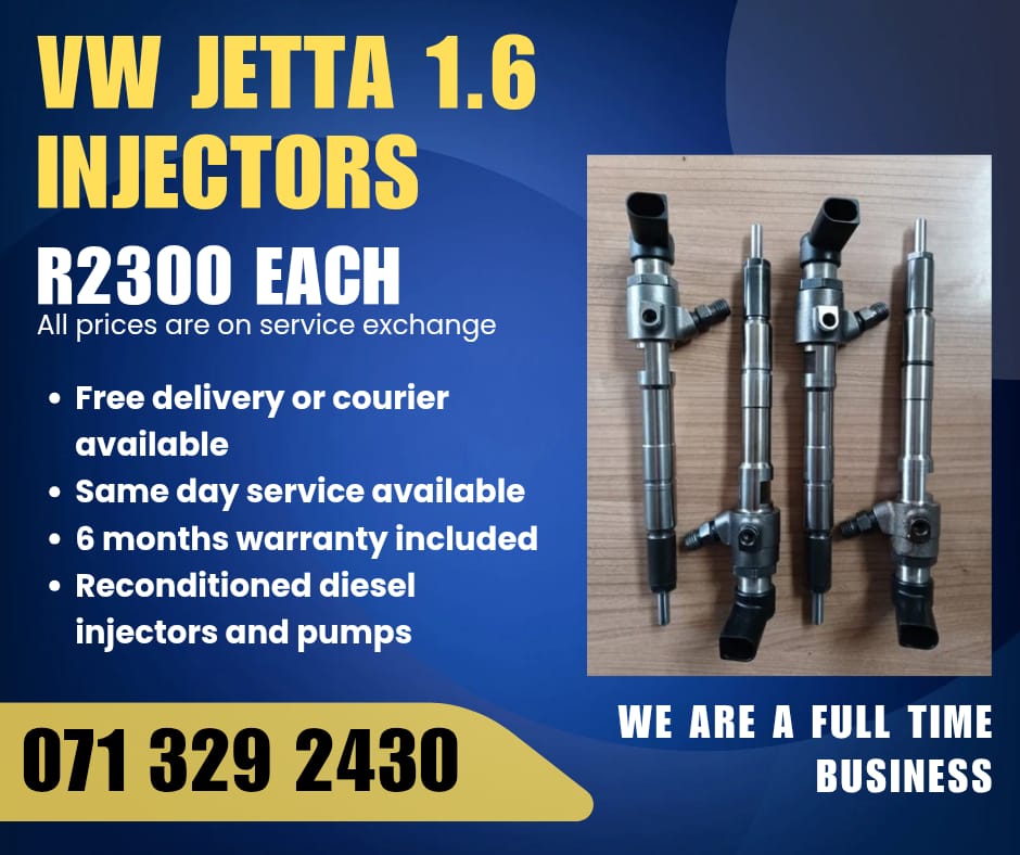 Vw jetta 1.6 INJECTORS FOR SALE WITH WARRANTY - Private Seller Vw jetta 1.6 INJECTORS FOR SALE WITH WARRANTY - Private Seller