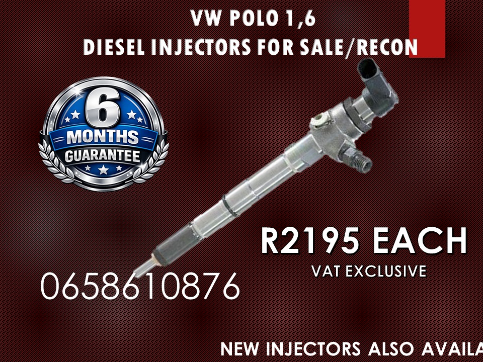 VW POLO 1.6 DIESEL INJECTORS FOR SALE NATIONWIDE - Private Seller VW POLO 1.6 DIESEL INJECTORS FOR SALE NATIONWIDE - Private Seller