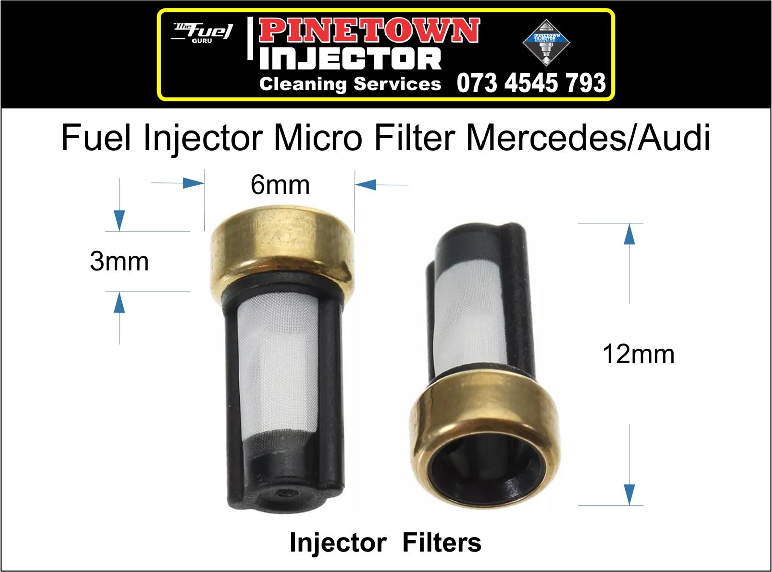Fuel Injector Micro Filter Mercedes/Audi (6mm x 3mm 12mm) - Private Seller