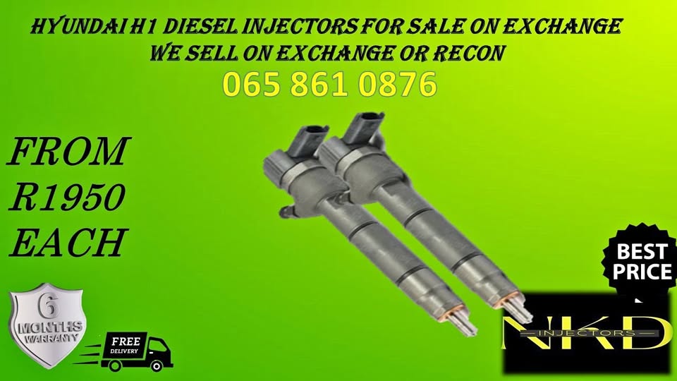 HYUNDAI H1 DIESEL INJECTORS FOR SALE. 6 MONTHS GUARANTEE - Private Seller HYUNDAI H1 DIESEL INJECTORS FOR SALE. 6 MONTHS GUARANTEE - Private Seller