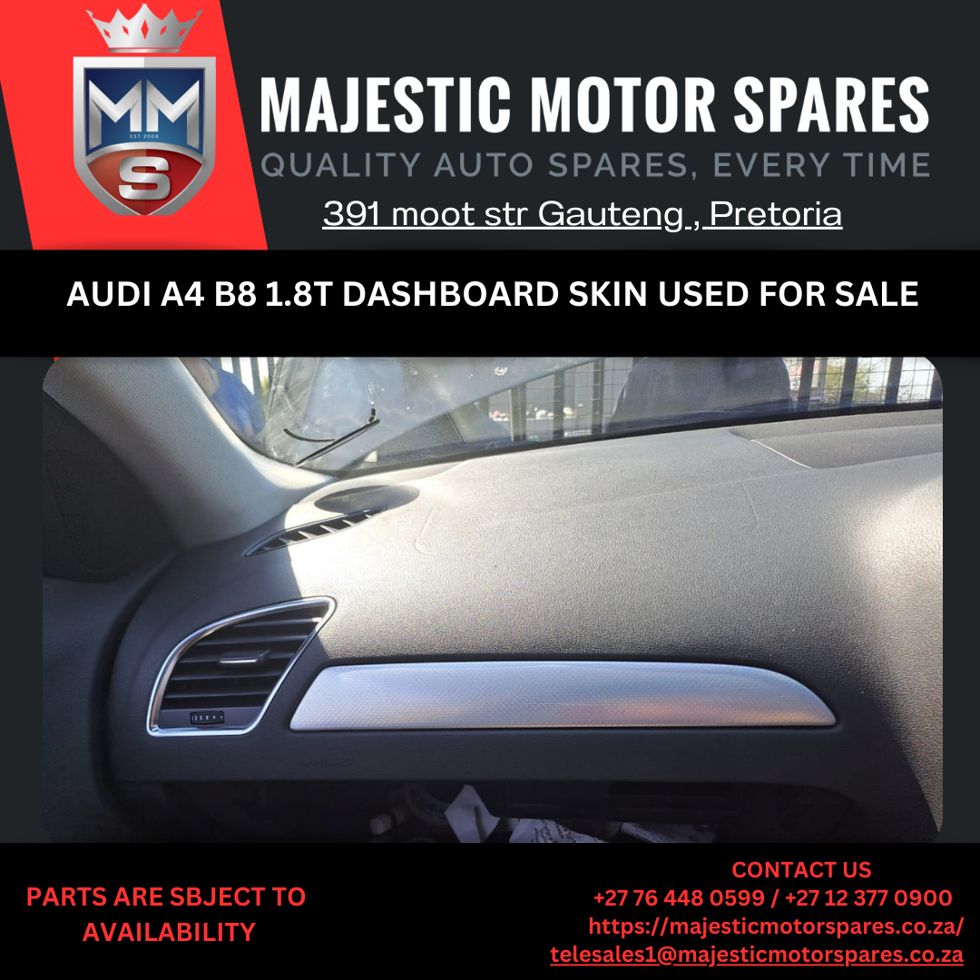 Audi A4 B8 1.8T Dashboard skin used for sale - Private Seller Audi A4 B8 1.8T Dashboard skin used for sale - Private Seller