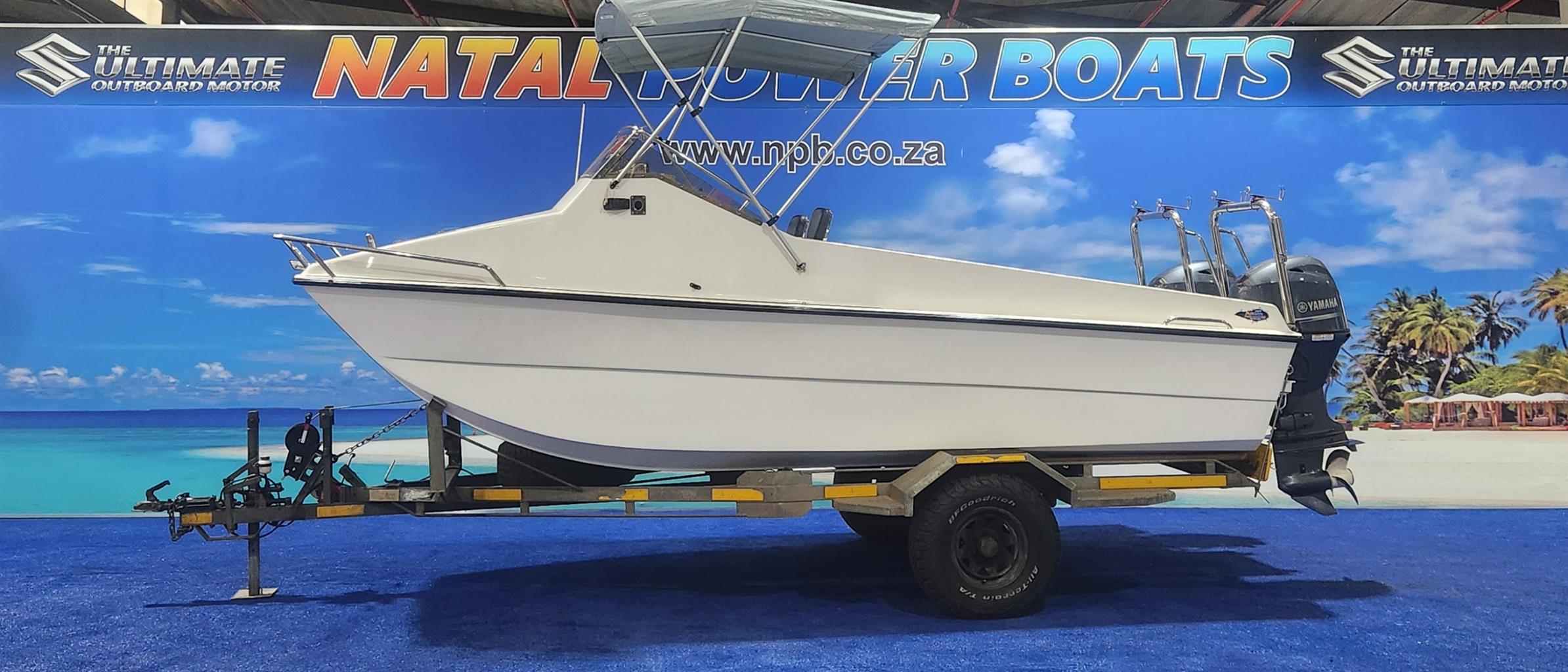 YELDCAT 17 FT ON TRAILER 2 X 70 YAMAHA 4 STROKES