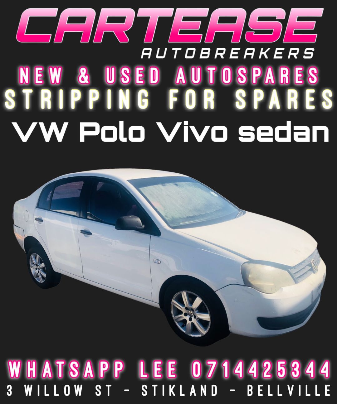 VW POLO VIVO SEDAN STRIPPING FOR SPARES - Private Seller VW POLO VIVO SEDAN STRIPPING FOR SPARES - Private Seller