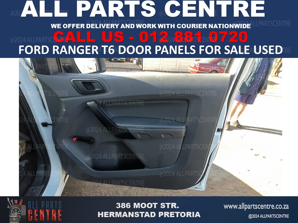 Ford Ranger T6 door panels for sale used Ford Ranger T6 door panels for sale used