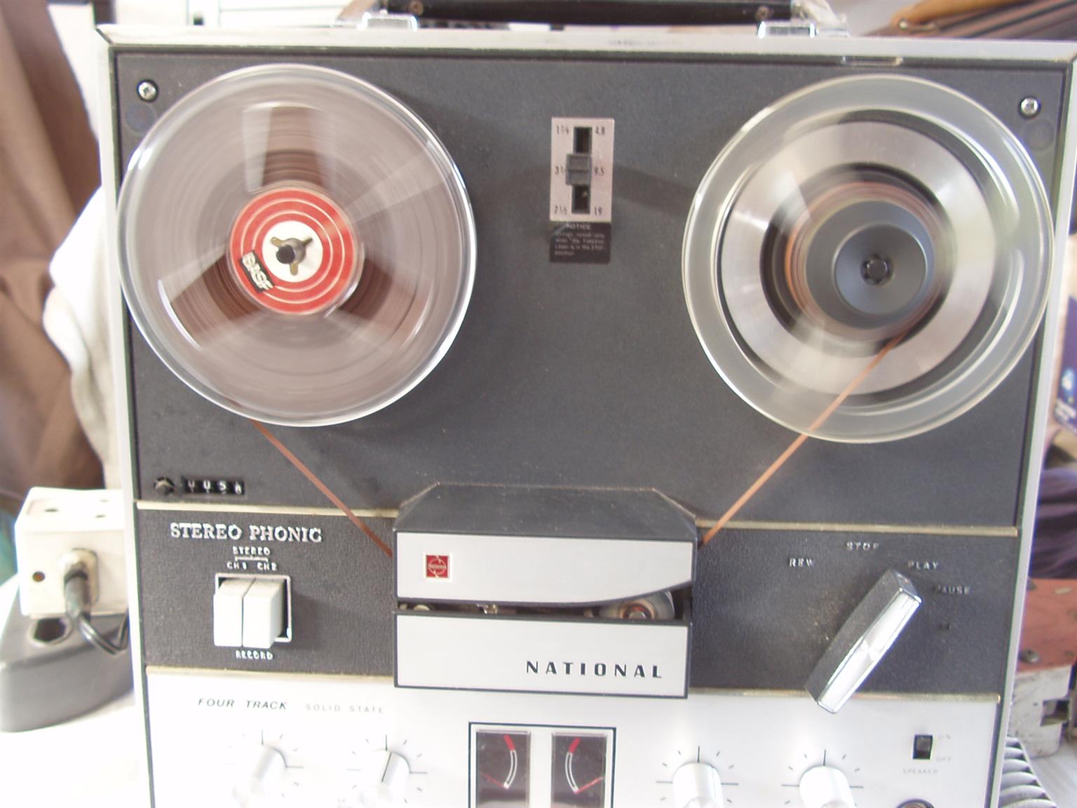 Vintage National RS-760S Reel to Reel Tape Recorder - In good working Order
