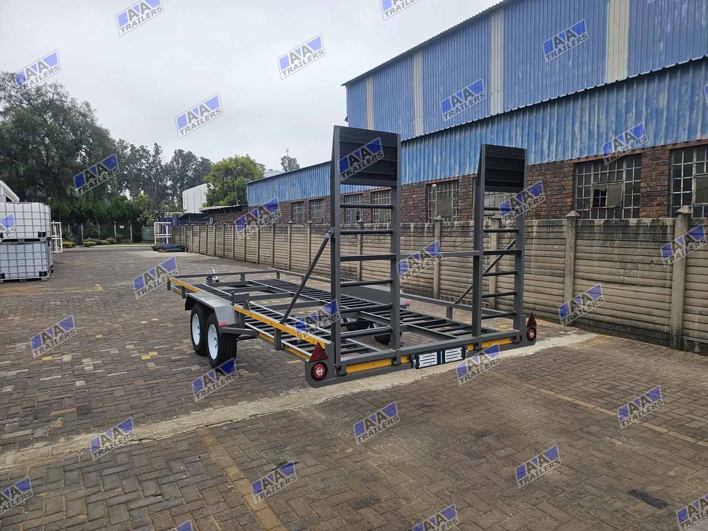 6 Meter Car Trailer (Ridded floor + Drop down ramp) | Junk Mail Marketplace