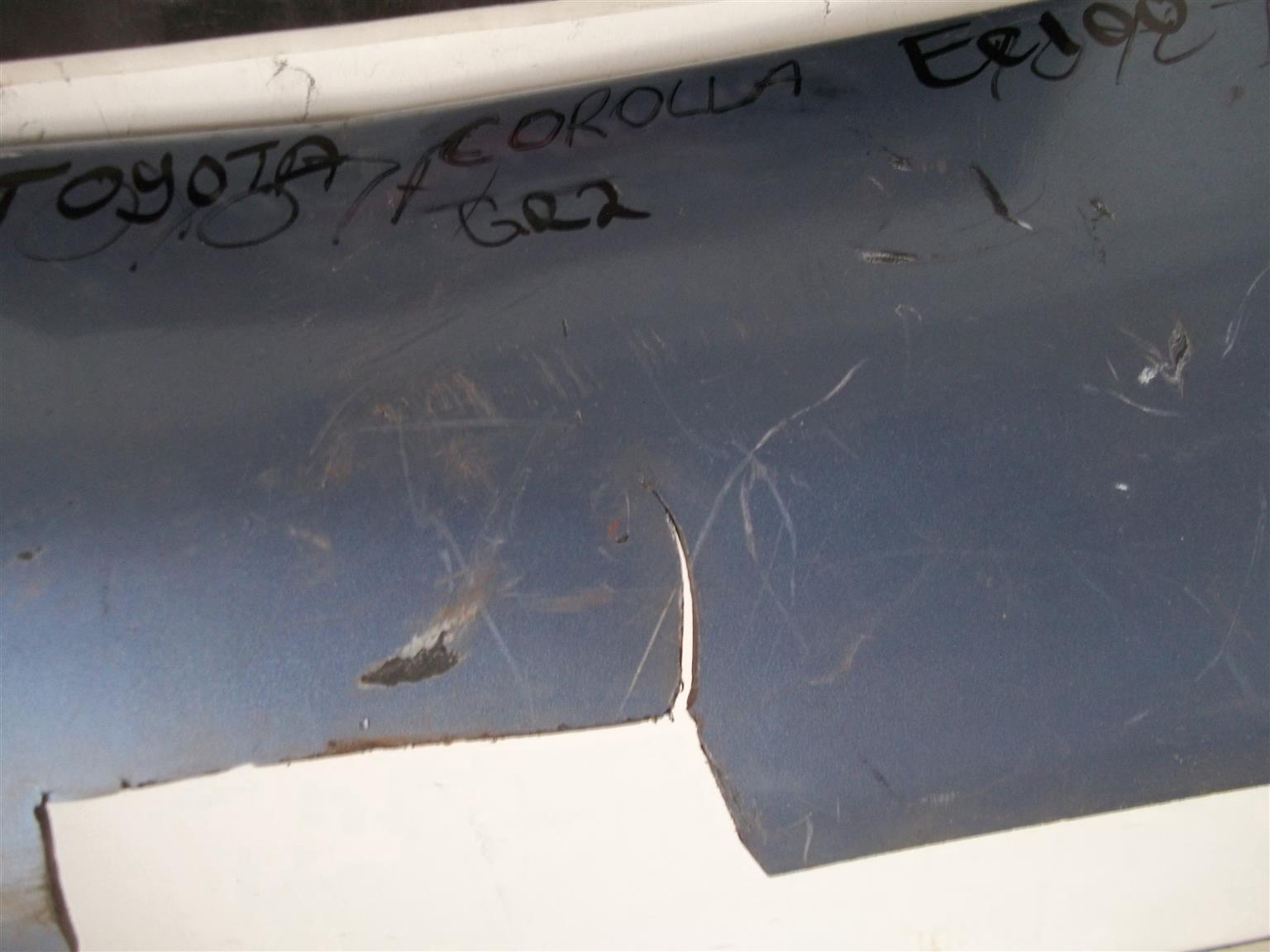 Toyota Corolla rear bumper - Private Seller Toyota Corolla rear bumper - Private Seller