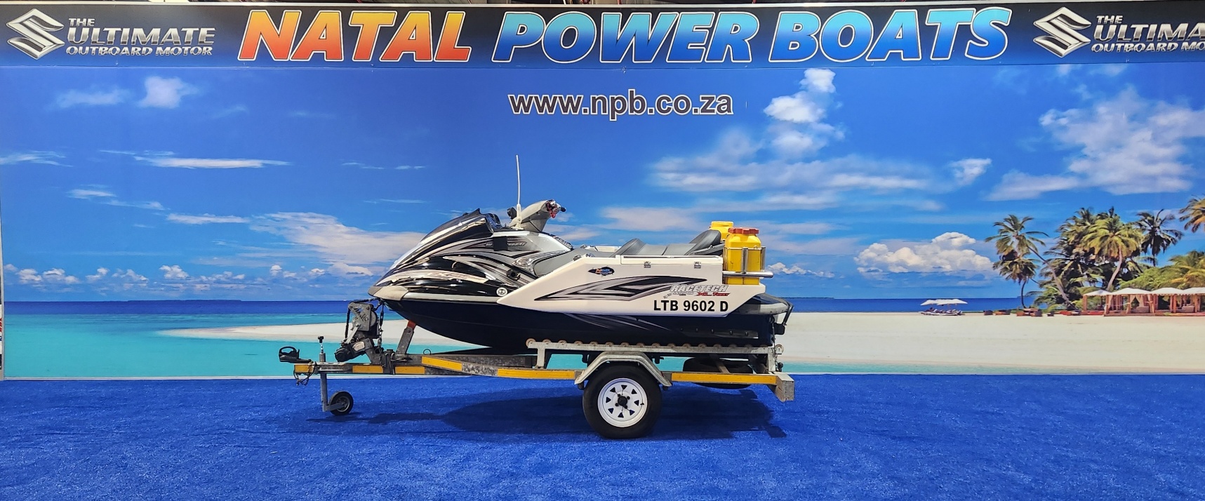 YAMAHA FX 160 ON TRAILER 2006 MODEL 374 HOURS